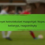 Kevyet keinotekoiset maapohjat: Nopeus, ketteryys, reagointikyky