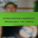 Korkeat pehmeät maajalkineet: Nilkkasuojaus, Tuki, Hallinta