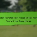 Lasten keinotekoiset maajalkineet: Kasvu, Suunnittelu, Turvallisuus