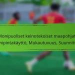 Monipuoliset keinotekoiset maapohjat: Monipintakäyttö, Mukautuvuus, Suunnittelu