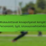 Mukautettavat kovapohjaiset kengät: Personointi, tyyli, istuvuusvaihtoehdot