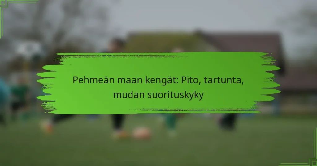 Pehmeän maan kengät: Pito, tartunta, mudan suorituskyky