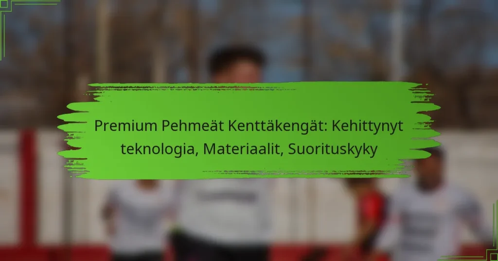 Premium Pehmeät Kenttäkengät: Kehittynyt teknologia, Materiaalit, Suorituskyky
