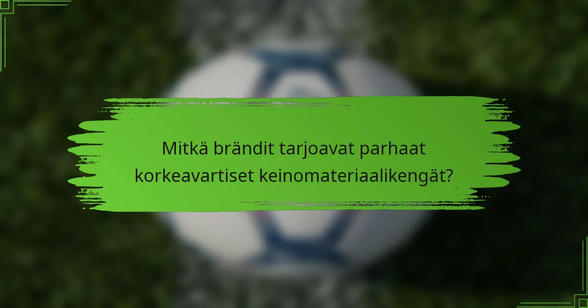 Mitkä brändit tarjoavat parhaat korkeavartiset keinomateriaalikengät?